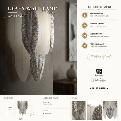 Wandlamp Leafy Wall Lamp 24×15×29 cm