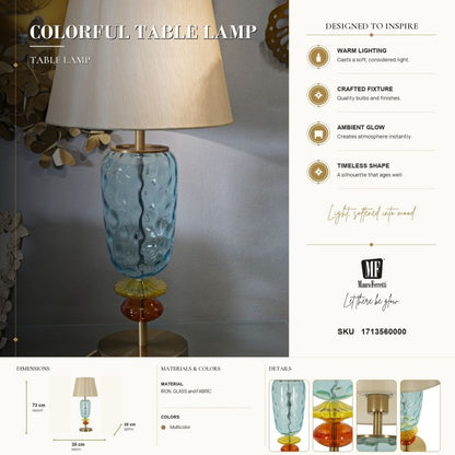 Tafellamp Colorful Table Lamp Ø 35×73 cm