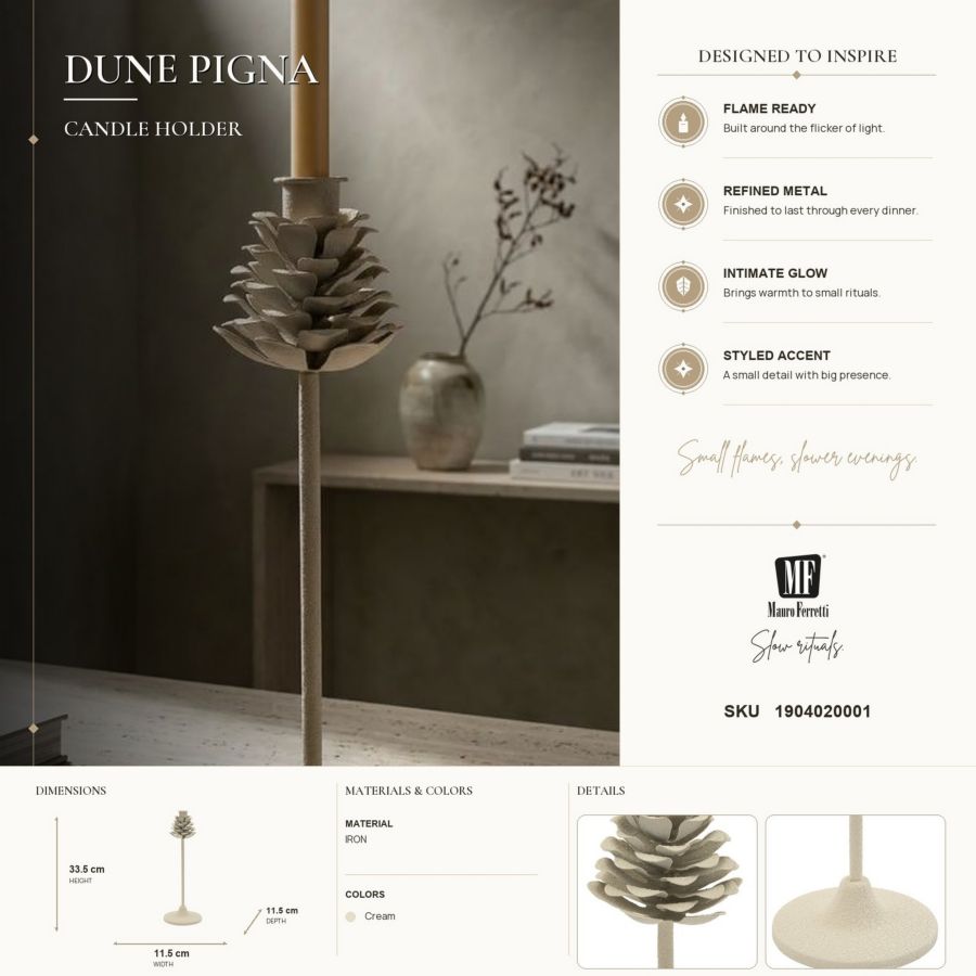 Kandelaar Dune Pigna 11,5x33,5