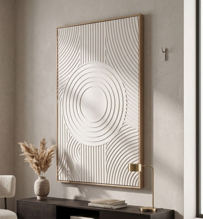 Schilderij On Canvas Simplicity With Frame -a- 80×3,8×120 cm