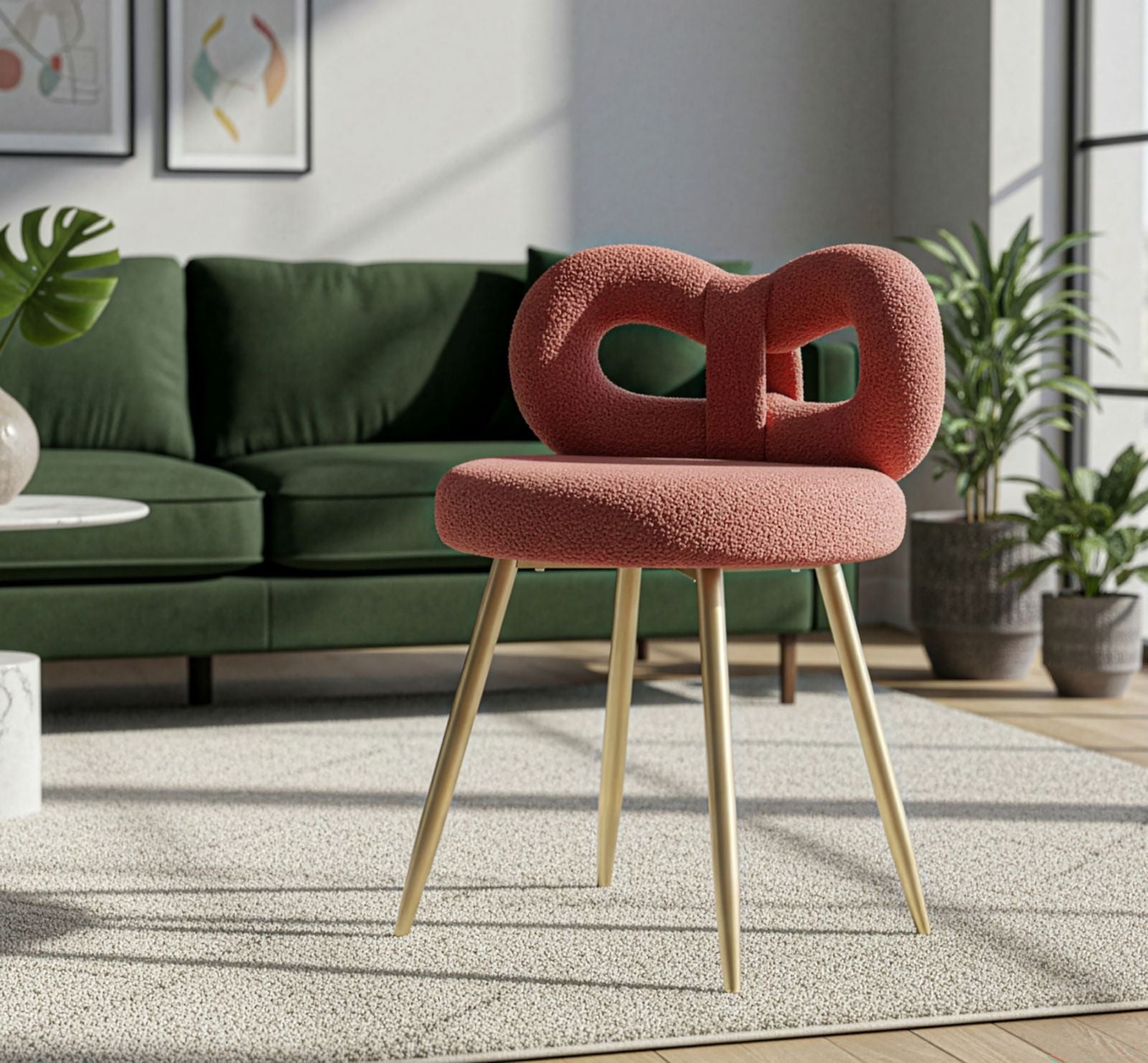 Ministoel Ilary Mini Chair Pink Ø 40×67 cm