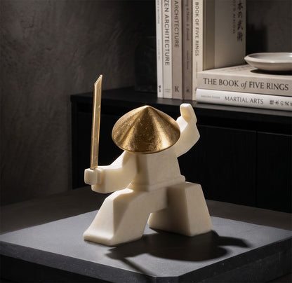 Decoratie Samurai Oda Quarzy -a- 17×7,5×18,5 cm