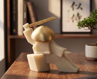 Decoratie Samurai Oda Quarzy -b- 19×8×18 cm