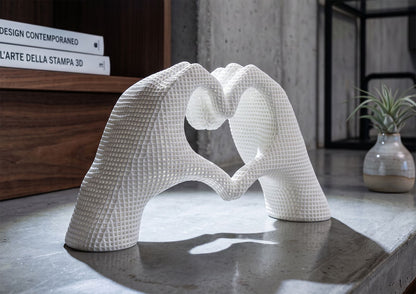 Decoratie Hands Lover White 25×7,5×13,5 cm