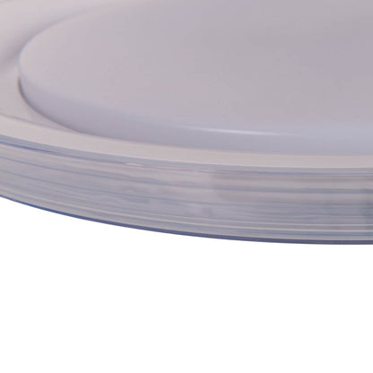 LED-plafondlicht "Claire" Ø 50,5 cm, 7,5 cm hoog, metaal en plastic in wit, geïntegreerde LED, 1600 lm, dimable, CCT-functie, 3000-5000 K, nachtlichtfunctie