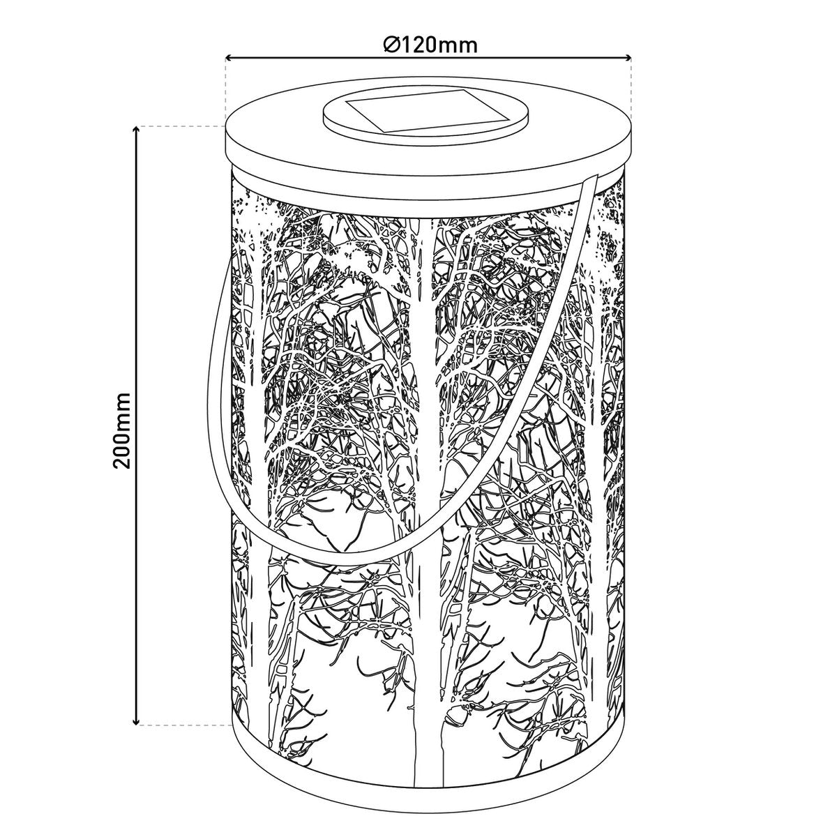 LED Decoratie Solar Light White