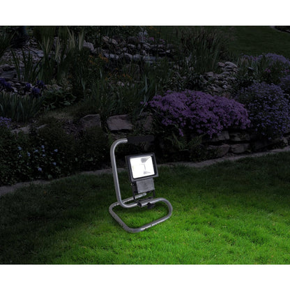 LED Outer Light "Baro" gemaakt van metaal en glas in het zwart, met geïntegreerde LED