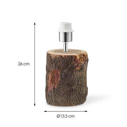 Home Sweet Home tafellamp voet Treetrunk 13.5/13.5/26cm - natuurlijk