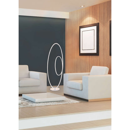 LED vloerlamp h: 120cm wit "Odrive"