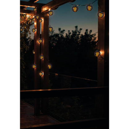 Zonnekallenketen inclusief vlameffect "Fogo"