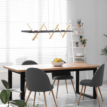 LED hanglamp "Cadice" l: 100cm goud