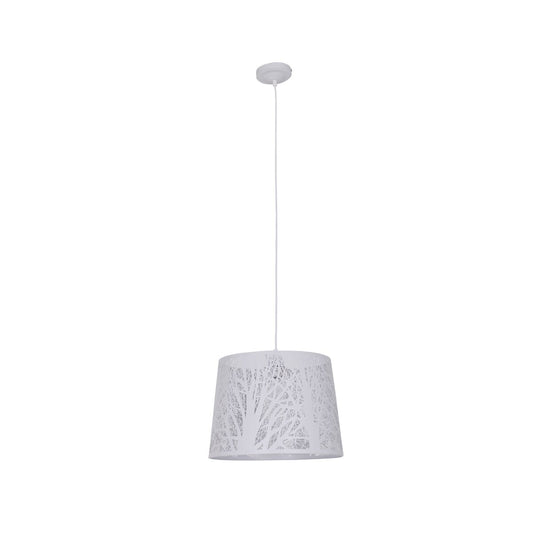 Hanglamp "White Wood" met takdecor