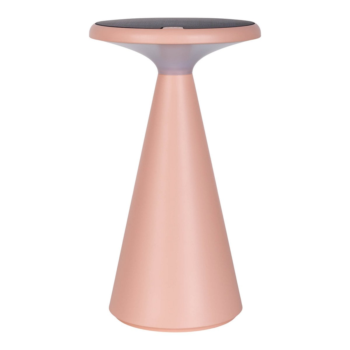 Zonne -batterijlamp "Palu" voor buiten en binnen, gemaakt van plastic in roze, 20 cm hoog