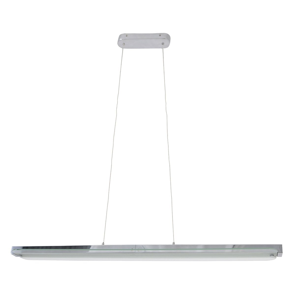 LED hanglamp "balk" in totaal 18W, 100 cm lang, met stevig ingebouwde LED's, dimbaar, kleurtemperatuur verstelbaar, voor eetkamer en kantoor