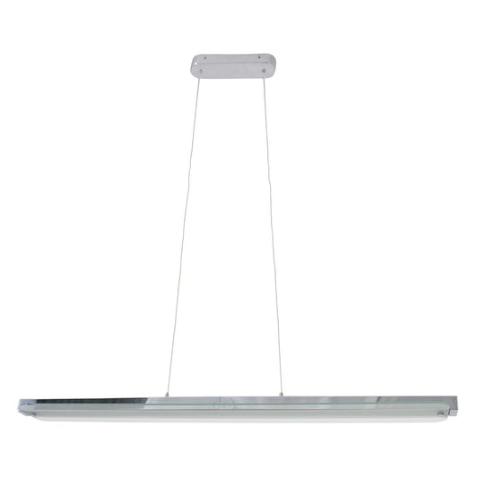 LED hanglamp "balk" in totaal 18W, 100 cm lang, met stevig ingebouwde LED's, dimbaar, kleurtemperatuur verstelbaar, voor eetkamer en kantoor