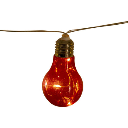 Kleurrijke 10-LED solar buitenlichtketting