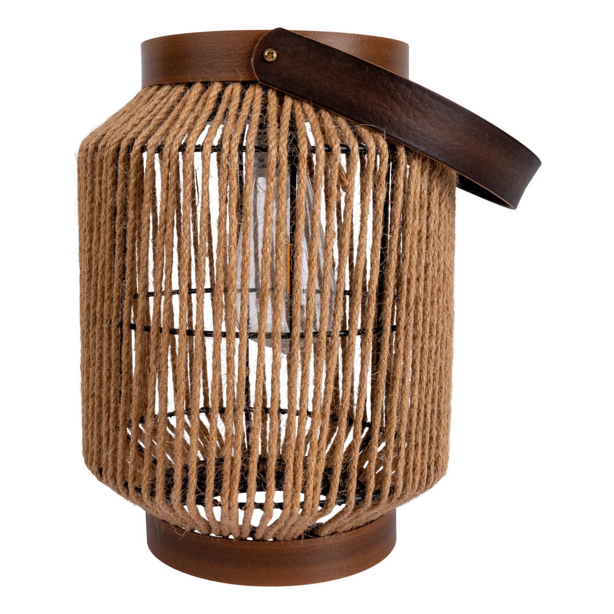 LED zonnelamp "Korbiniaanse" decoratie voor het buitengebied gemaakt van metaal, plastic en snoer in de natuur, met stevig ingebouwde LED's.