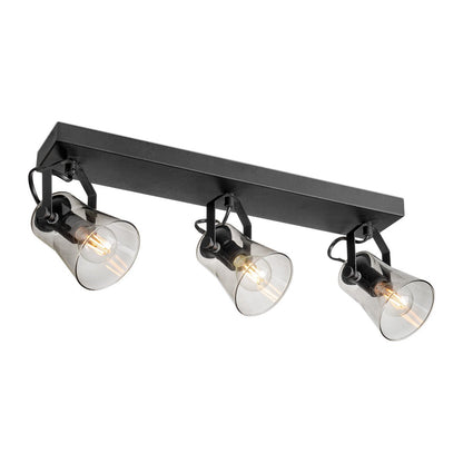 Home Sweet Home LED Opbouwspot Edge 3 - incl. dimbare LED lamp - zwart