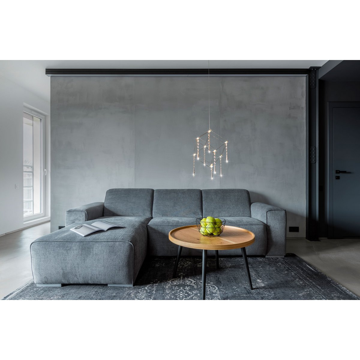 LED -hanglamp "Araneus" metaal en plastic in chroom, met stevig gebouwd -in LED's, dobbelstenen op de zijlengte ongeveer 15 cm, verlichting voor woonkamer, eetkamer of kantoor