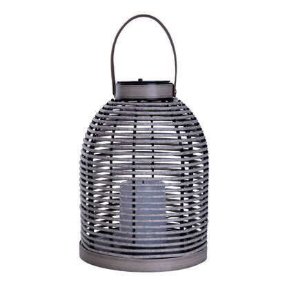 LED ZONNELIJKE LICHT "KORBINIAN" Decoratie voor het buitengebied gemaakt van metaal en plastic in grijs, met stevig ingebouwde LED's