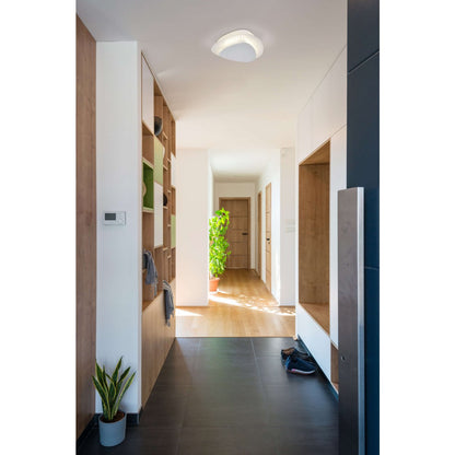 LED wand- en plafondlamp “Liso” wit