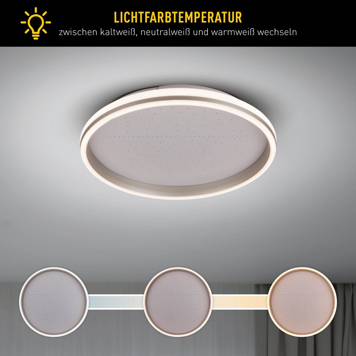 LED -plafondlicht "Meteor"
