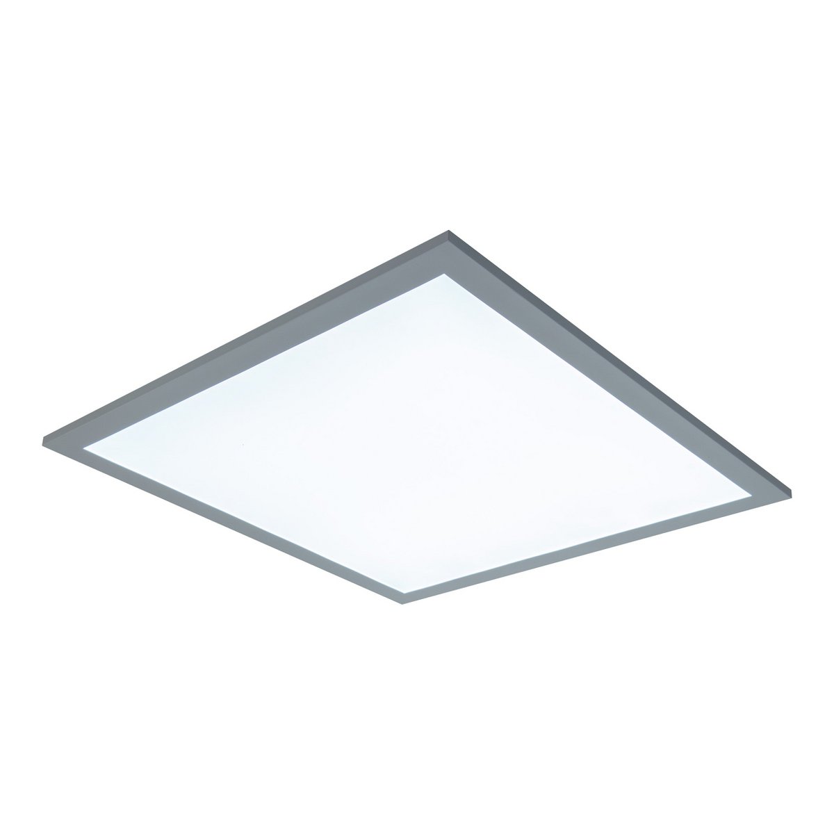 LED -assemblagepaneel "Nicola", montagelamp gemaakt van metaal en plastic met stevig ingebouwde LED's in neutraal wit, paneel voor interieur 45 x 45 cm