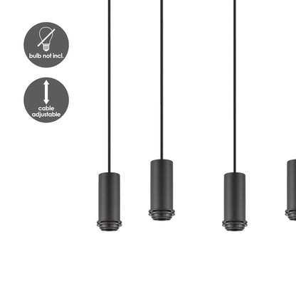 Home Sweet Home verlichtingspendel Pendel Xxl 120/25/137,5cm - Zwart