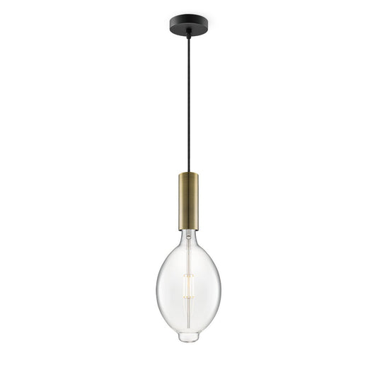 Home Sweet Home hanglamp brons Saga Ovaal - G180 - dimbaar E27 helder