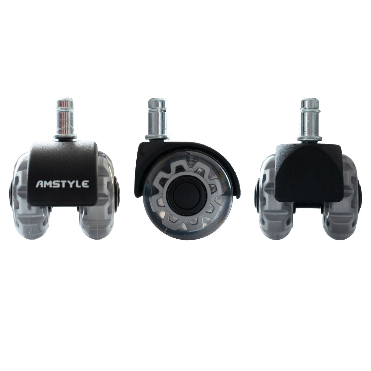 Set van 5 lichtlopende universele heavy-duty wielen