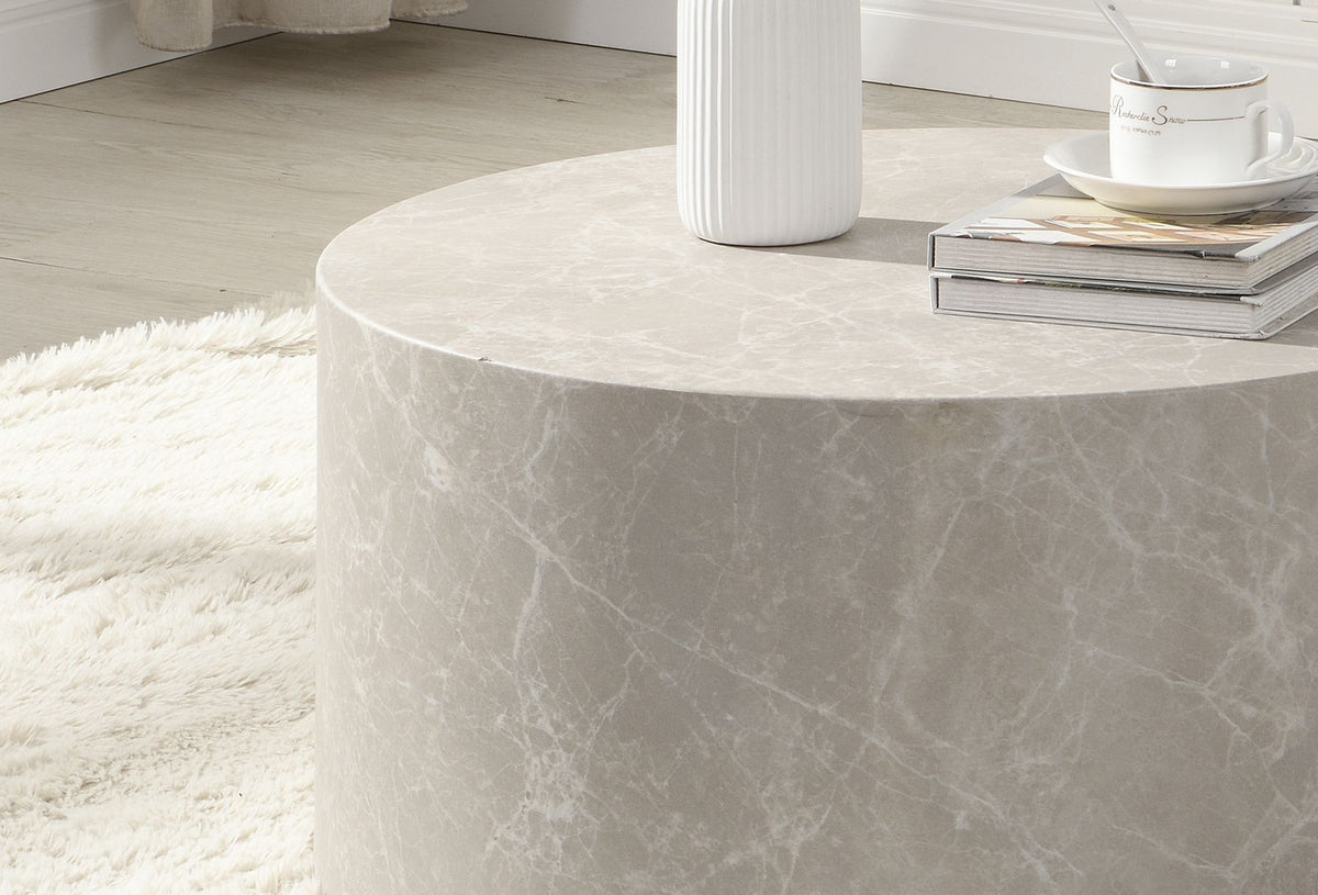 MONOBLOC salontafel 60x60x30 cm in zandkleurige