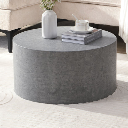 Salontafel MONOBLOC 60x60x30 cm in betonlook grijs