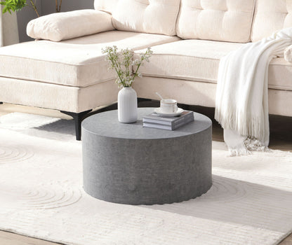 Salontafel MONOBLOC 60x60x30 cm in betonlook grijs