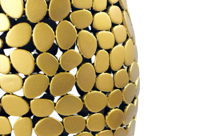 Design Bijzettafel rond 40cm van aluminium goud –