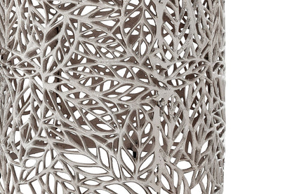 Bijzettafel Aluminium 2-delige set rond zilver