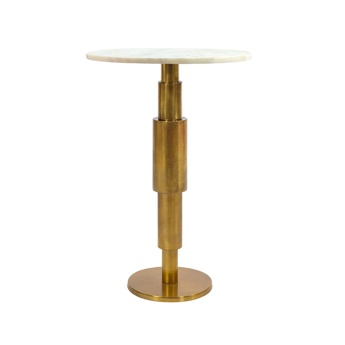 Bijzettafel Marmer rond 59 cm Decoratietafel met