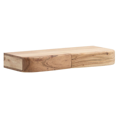 Wandplank Acacia Massief Hout 60cm met twee Lades -