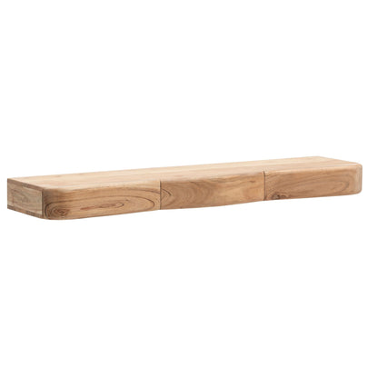 Wandplank Acacia Massief Hout 100cm met drie Lades