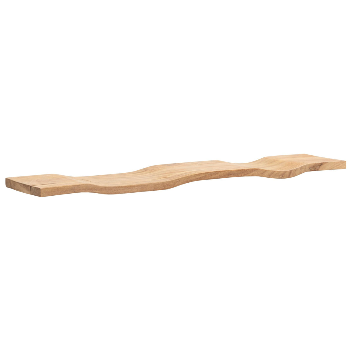 Wandplank Acacia Massief Hout 100cm - Zwevende wandplank