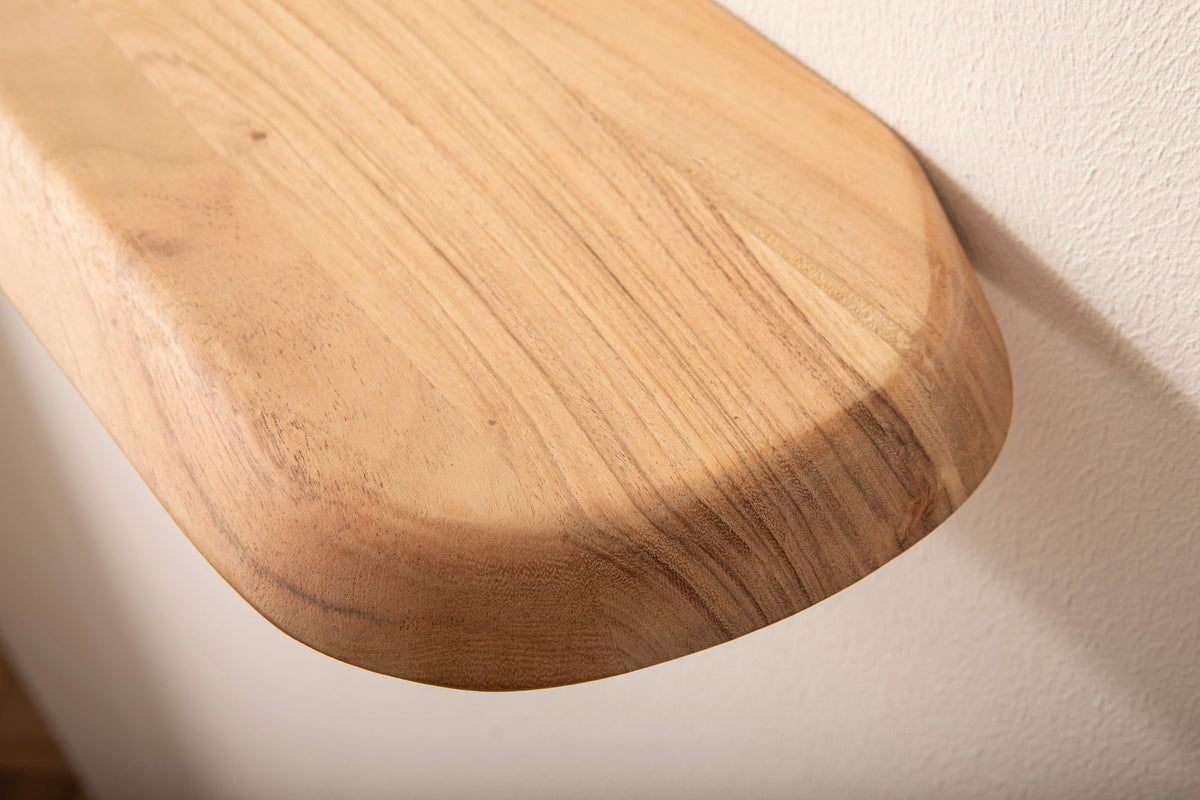 Wandplank Acacia Massiefhout 100cm - Zwevend Design
