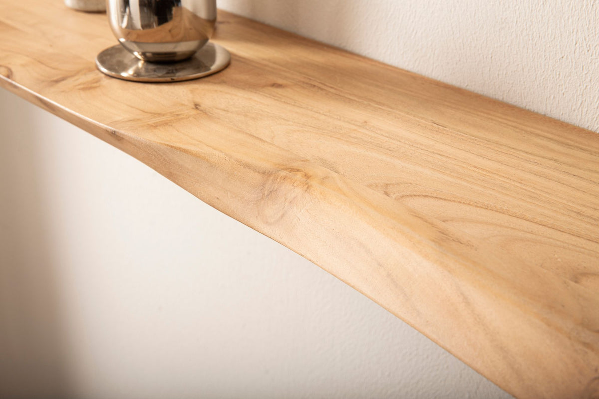Wandplank Acacia Massiefhout 100cm - Zwevend Design