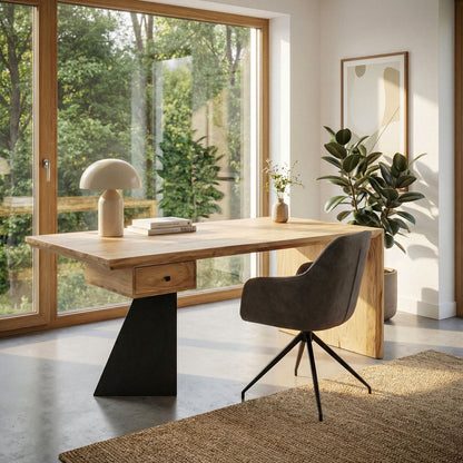 Bureau van Massief Acaciahout 180 x 90 cm Rechthoekig