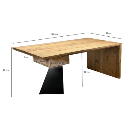 Bureau van Massief Acaciahout 180 x 90 cm Rechthoekig