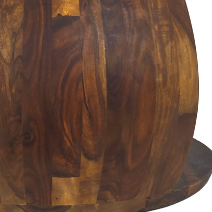 Salontafel Sheesham Massief Hout Rond 60 x 50 x 40 cm