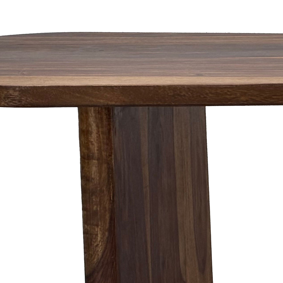 Salontafel Sheesham Massief hout ovaal 120cm ·