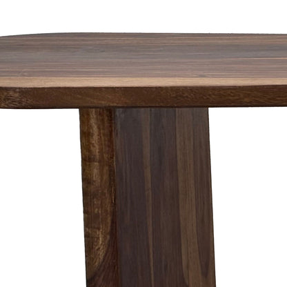 Salontafel Sheesham Massief hout ovaal 120cm ·