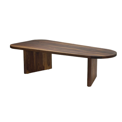 Salontafel Sheesham Massief hout ovaal 120cm