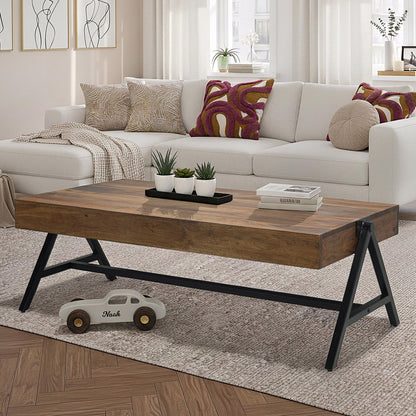 Salontafel Sheesham Massief Hout Rechthoekig 120cm