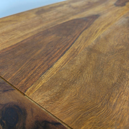 Retro Salontafel Sheesham Massief Hout 100cm ·