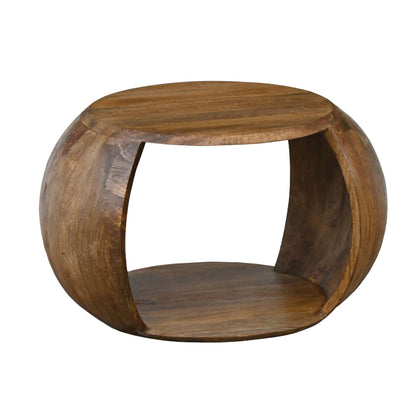 Salontafel Mango Massiefhout rond 60 x 46 x 36 cm